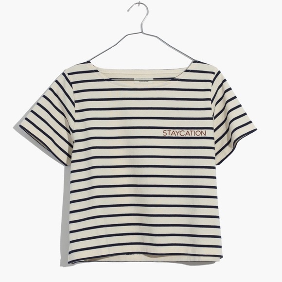 MADEWELL Embroidered Setlist Staycation Boxy Tee - Picture 9 of 9